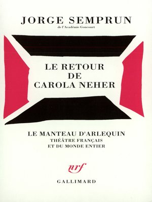 cover image of Le Retour de Carola Neher
